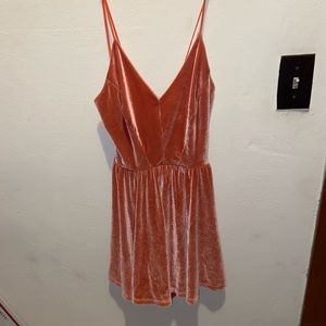 COPY - Urban outfitters velvet orange open back r…
